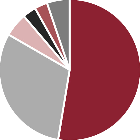 Industry Share by Application Pie Chart