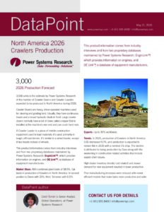 NA Crawlers – May 2026 | Power Systems Research